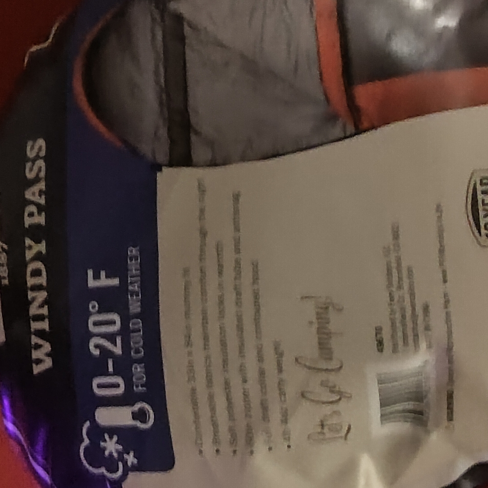 Ozark Trail Windy Pass Sleeping Bag - Blue and Gray
